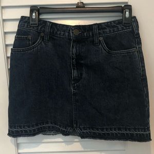 Free People size 2 dark denim skirt